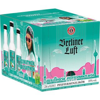 Berliner Luft Pfefferminzlik&ouml;r 24x0,02l