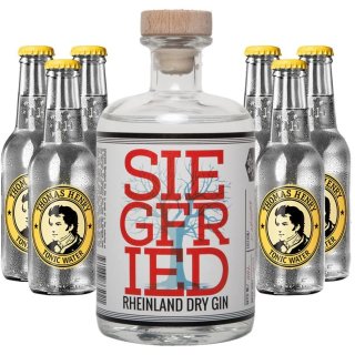 Siegfried Rheinland Dry Gin 1x0,5l + Thomas Henry 6x0,2l