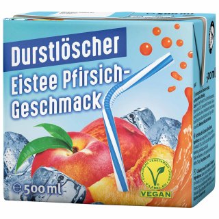 Durstl&ouml;scher Eistee Pfirsich 24x0,5l