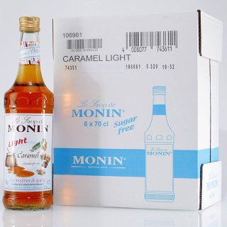 Monin Sirup Caramel Light 6x0,7l