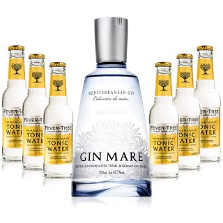 Gin Mare Mediterran 1x0,7l + Fever Tree 6x0,2l