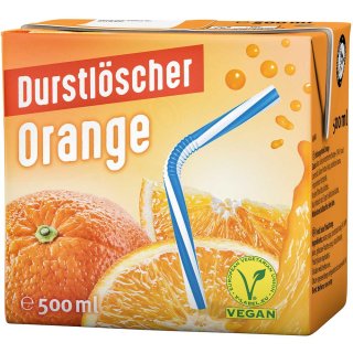 WeserGold - Durstl&ouml;scher Orange 24x0,5l Trinkp&auml;ckchen