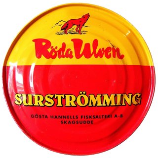 Surströmming Röda Ulven 300g Dose (fermentierte Heringe) - 400g/300g Fisch