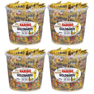 Haribo Mini Goldbären - Dose 4x980g