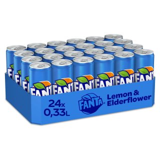 Fanta Lemon & Elderflower 24er Pack (24x330ml)