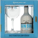 Gin Sul Dry Gin 1x0,5l Geschenkset  mit 1 x Gin Sul Glas