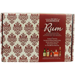 Rum-Set "Endeke die Welt aus Zuckerrohr" 5x0,05l 