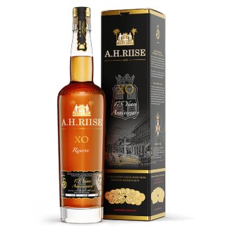 A.H. Riise X.O. Reserve 175 Years Anniversary Rum Limited Edition mit Geschenkverpackung 1x0,7l