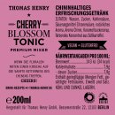 Thomas Henry Cherry Blossom Tonic Water 6x4x0,2l (Glas MW)