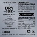Thomas Henry Dry Tonic Water 6x4x0,2l (Glas MW)