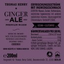 Thomas Henry Ginger Ale 6x4x0,2l (Glas MW)
