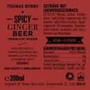 Thomas Henry Spicy Ginger Beer 3x4x0,2l (Glas MW)