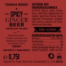 Thomas Henry Spicy Ginger Beer 3x0,75l (Glas MW)