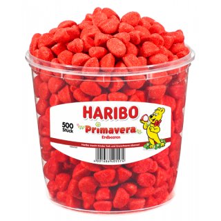 Haribo Primavera Erdbeeren 1x1,15kg (1x500Stck.)